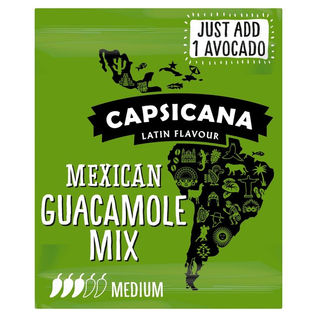 Capsicana Mexican Guacamole Mix Medium 25g Botiga