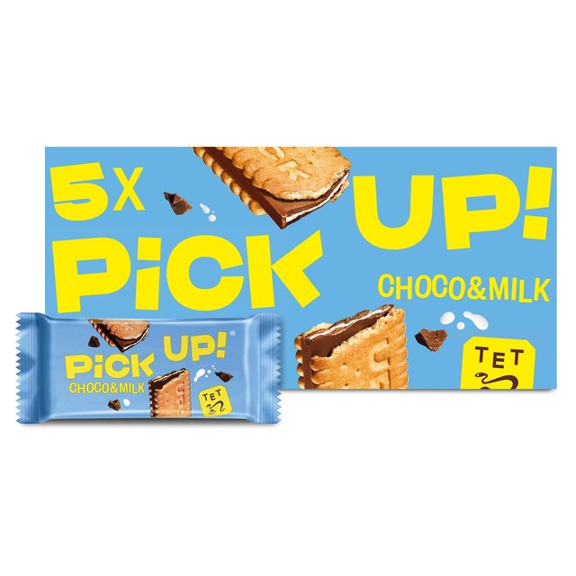 Bahlsen PiCK UP! Choco & Milk Chocolate Biscuit Bars 5 x 28g Botiga