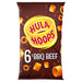Hula Hoops BBQ Beef Multipack Crisps 6 per pack Botiga