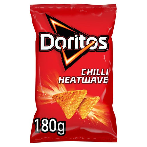 Doritos Chilli Heatwave Tortilla Chips Sharing Bag Crisps 180g Botiga