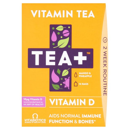 TEA+ Vitamin D Vitamin Tea 14 per pack Botiga