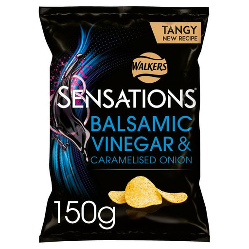 Sensations Balsamic Vinegar & Caramelised Onion Sharing Bag Crisps 150g Botiga