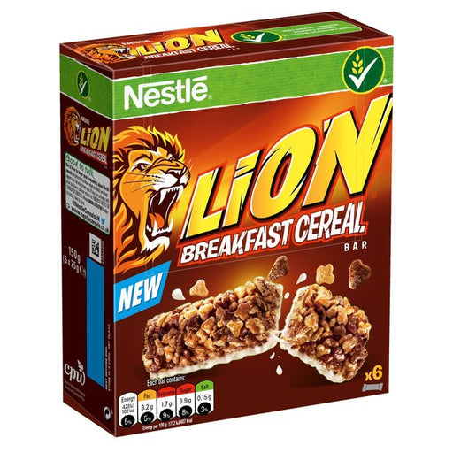 Nestle Lion Cereal Bar 6 per pack Botiga