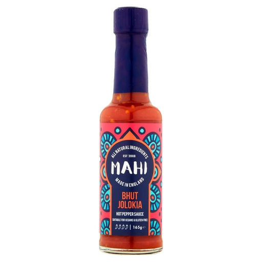 MAHI Bhut Jolokia Hot Pepper Sauce 165ml Botiga