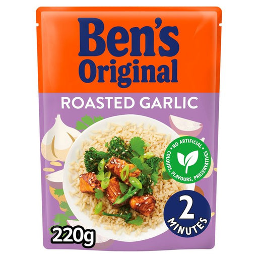 Ben's Original Roasted Garlic Microwave Rice 220g Botiga