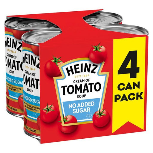 Heinz No Added Sugar Cream of Tomato Soup 4 x 400g Botiga