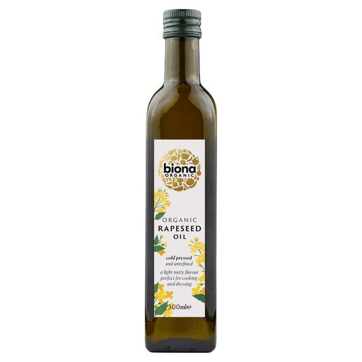 Biona Organic Cold Pressed Rapeseed Oil 500ml Botiga