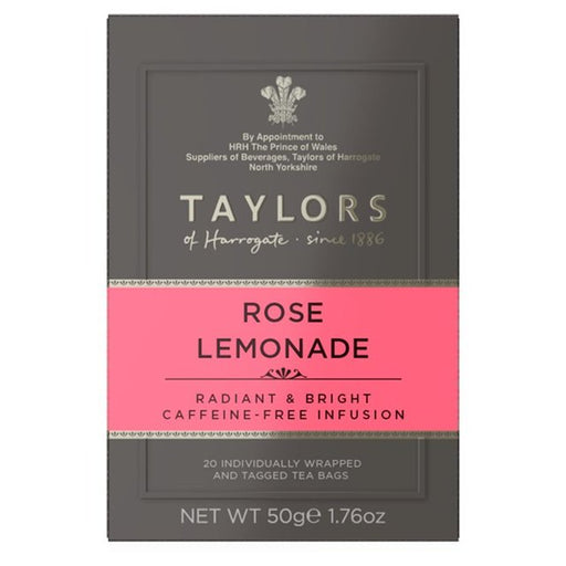 Taylors Rose Lemonade Teabags 20 per pack Botiga