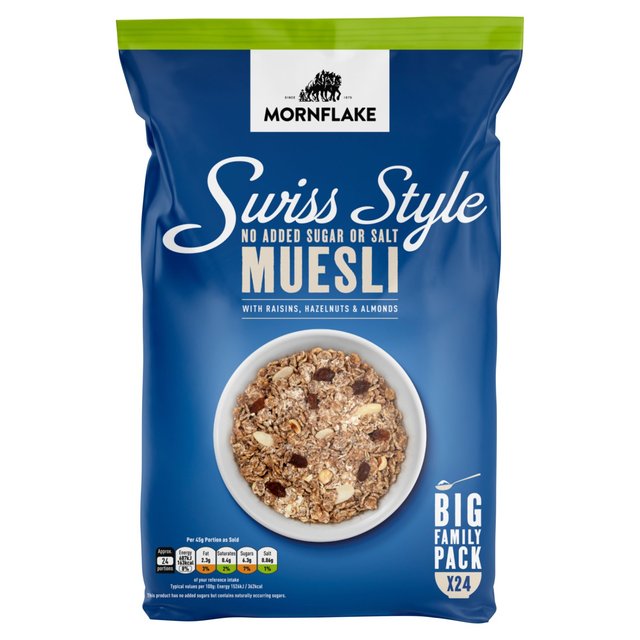 Mornflake Classic Swiss Style Muesli No Added Sugar 1.1kg Botiga