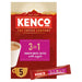 Kenco 3 in 1 Smooth White Instant Coffee with Sugar Sachets 5 x 20g Botiga