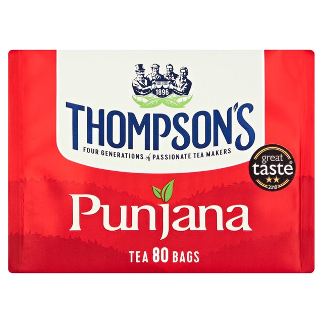 Thompsons Punjana Tea Bags 80 per pack Botiga