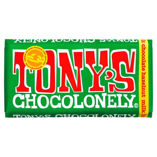 Tony's Chocolonely Milk Chocolate Hazelnut 180g Botiga