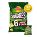Walkers Squares Cheese & Onion Multipack Snacks 6 x 22g Botiga