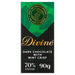 Divine 70% Dark Chocolate with Mint Crisp 90g Botiga