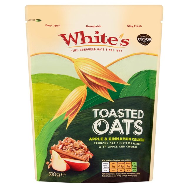 White's Toasted Oats Apple & Cinnamon 450g Botiga