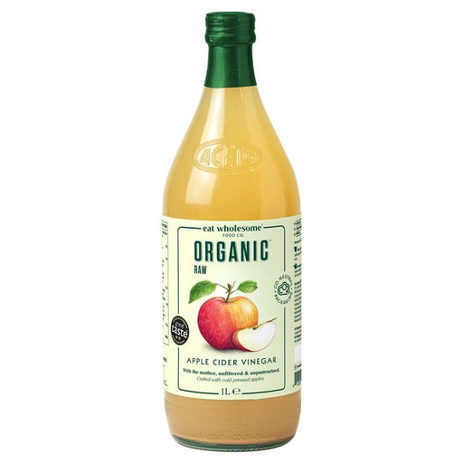 Eat Wholesome Organic Raw Apple Cider Vinegar with Mother 1L Botiga