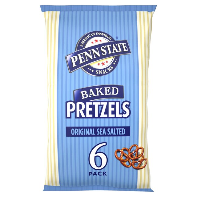 Penn State Sea Salted Multipack Pretzels 6 x 22g Botiga