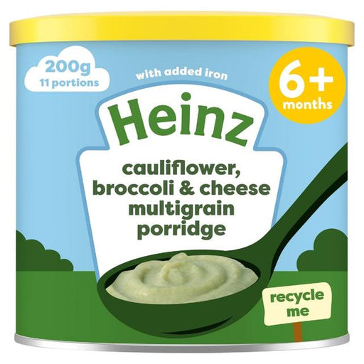 Heinz 6+mth First Steps Multigrain, Cauliflower, Broccoli & Cheese Porridge 200g Botiga