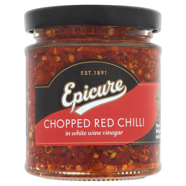 Epicure Chopped Red Chillies 180g Botiga