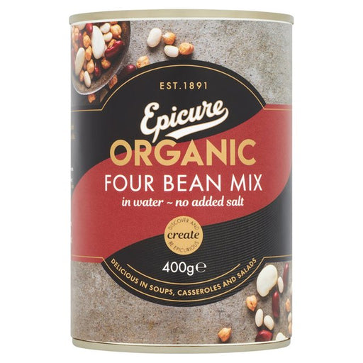 Epicure Organic Four Bean Mix 400g Botiga