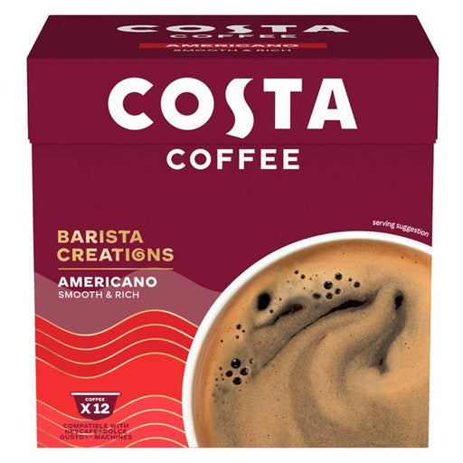 Costa Coffee NESCAFE Dolce Gusto Compatible Signature Blend Americano Pods 10 per pack Botiga