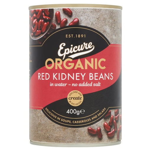 Epicure Organic Red Kidney Beans 400g Botiga