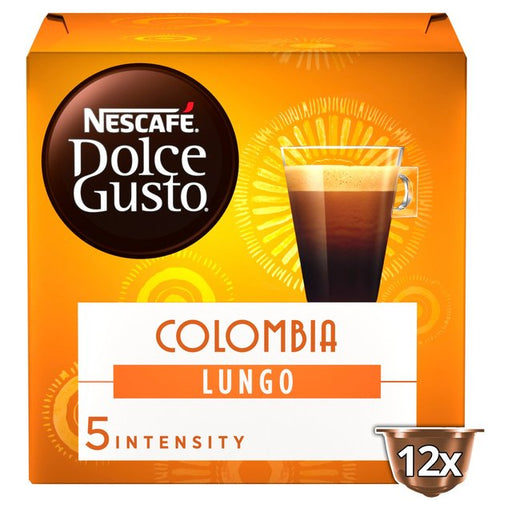 Nescafe Dolce Gusto Colombia Sierra Nevada Lungo Coffee Pods 12 per pack Botiga