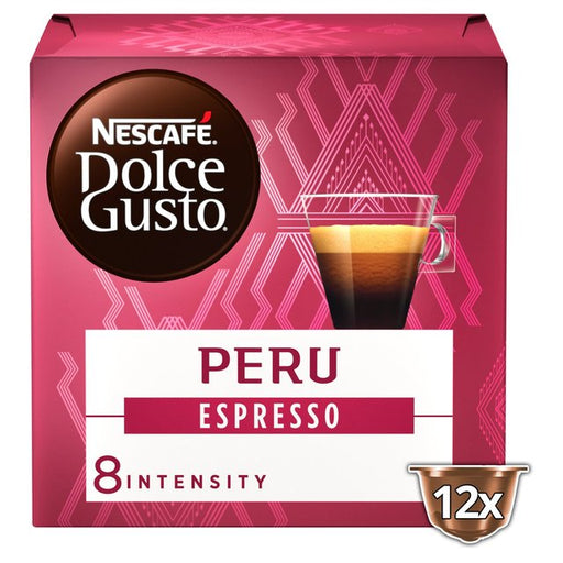Nescafe Dolce Gusto Peru Cajamarca Espresso Coffee Pods 12 per pack Botiga