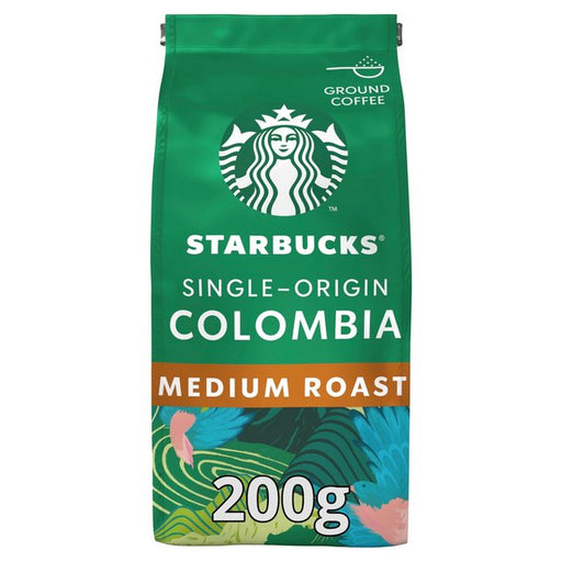 STARBUCKS Colombia, Medium Roast, Ground Coffee 200g Botiga