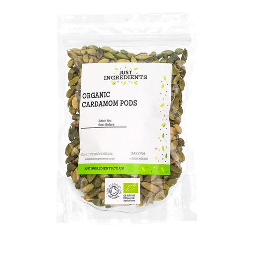 JustIngredients Organic Cardamom Pods 100g Botiga