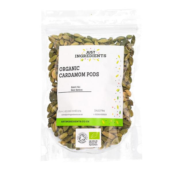 JustIngredients Organic Cardamom Pods 100g Botiga