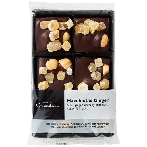 Hotel Chocolat Hazelnut & Ginger Chocolate Selector 70g Botiga
