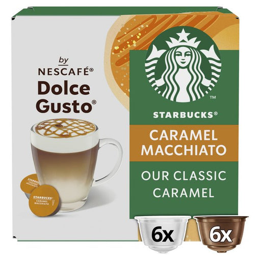 STARBUCKS Caramel Macchiato Coffee Pods by NESCAFE Dolce Gusto 12 per pack Botiga