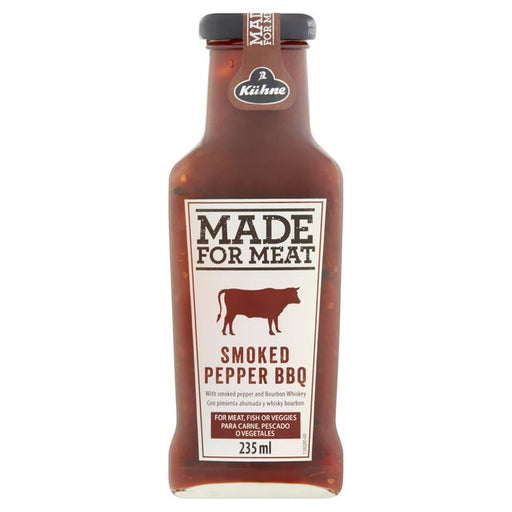 Kuhne Made for Meat Smoked Pepper BBQ Sauce 235ml Botiga