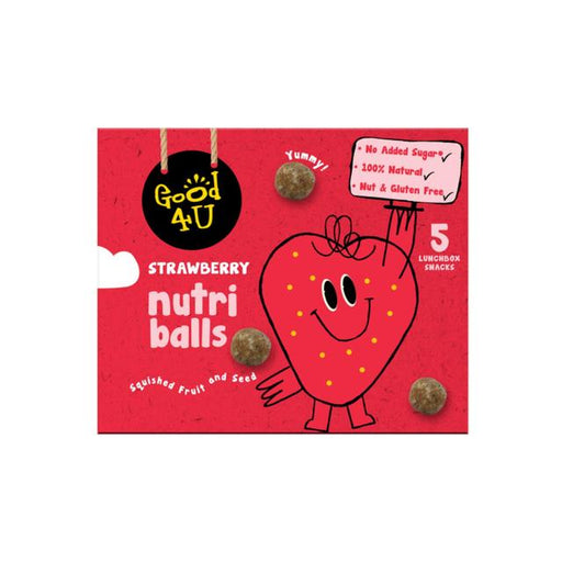 Good4u Nutri Balls Strawberry Multipack 5 x 20g Botiga