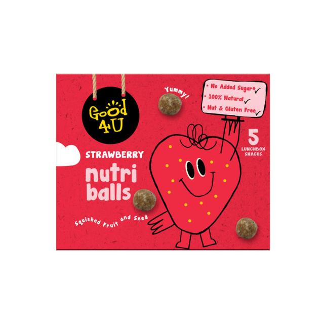 Good4u Nutri Balls Strawberry Multipack 5 x 20g Botiga