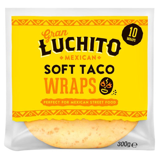 Gran Luchito Soft Taco Wraps 10 per pack Botiga