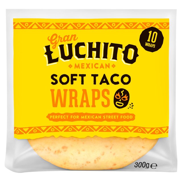 Gran Luchito Soft Taco Wraps 10 per pack Botiga