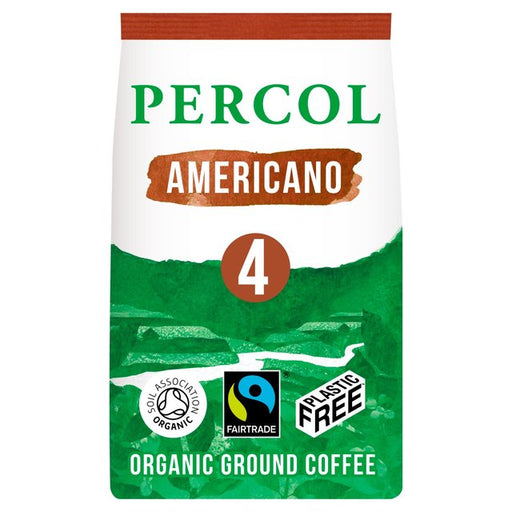 Percol Rich Americano Organic Ground Coffee 200g Botiga