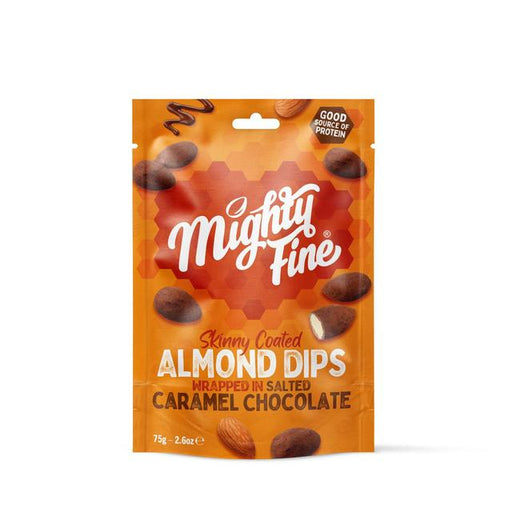 Mighty Fine Salted Caramel Almond Dips 75g Botiga