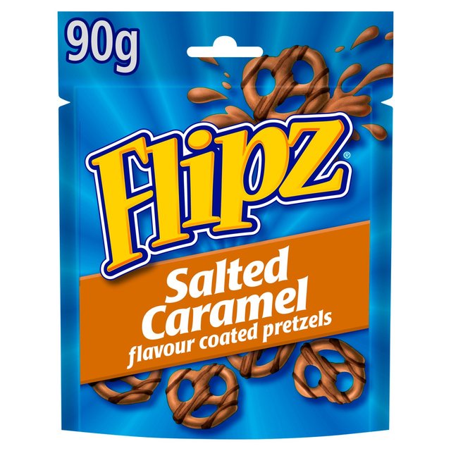 Flipz Salted Caramel Pretzels 90g Botiga