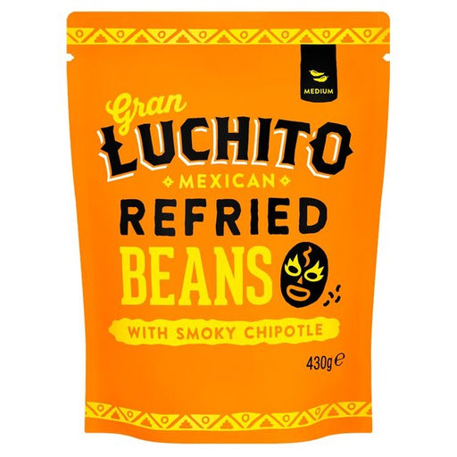 Gran Luchito Chipotle Refried Beans 430g Botiga