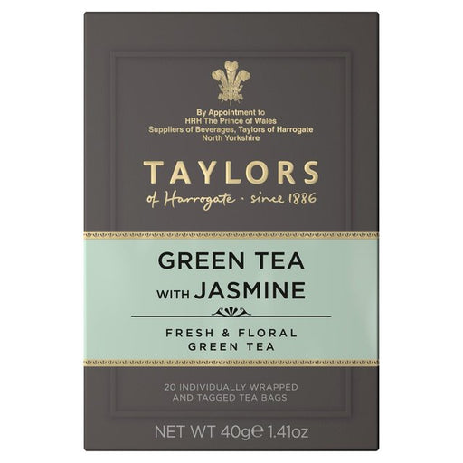 Taylors Green Tea with Jasmine Teabags 20 per pack Botiga