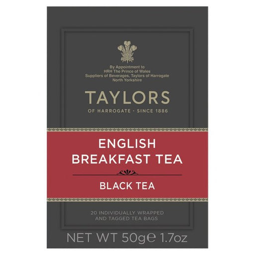 Taylors English Breakfast Teabags 20 per pack Botiga
