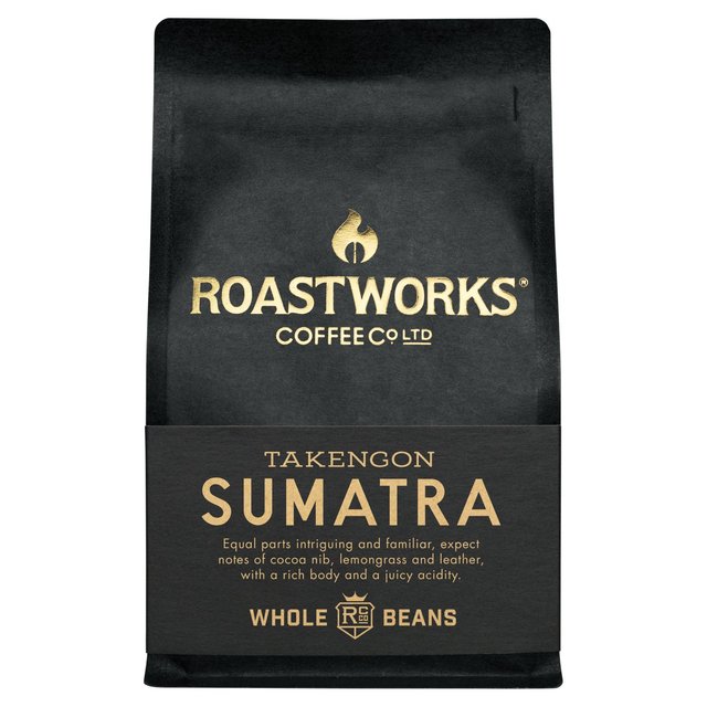 Roastworks Sumatra Whole Bean Coffee 200g Botiga