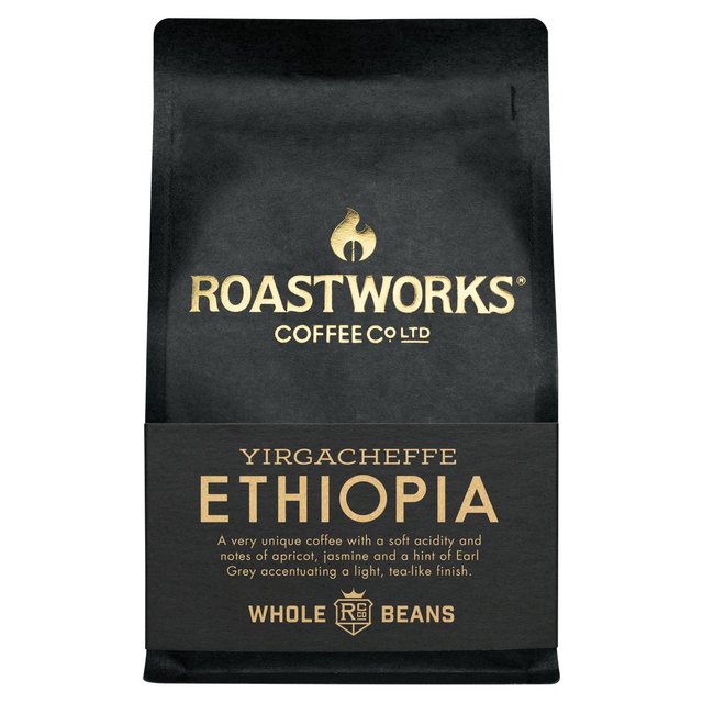 Roastworks Ethiopia Whole Bean Coffee 200g Botiga