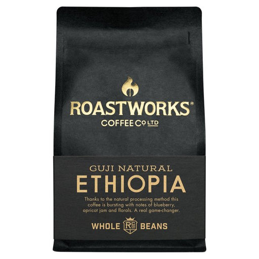 Roastworks Ethiopia Natural Whole Bean Coffee 200g Botiga