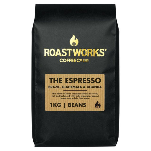 Roastworks Espresso Whole Bean Coffee 1kg Botiga