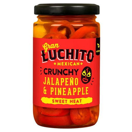 Gran Luchito Crunchy Sliced Jalapeno & Pineapple for Fajita & Taco 215g Botiga