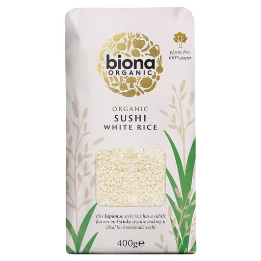 Biona Organic White Sushi Rice 400g Botiga